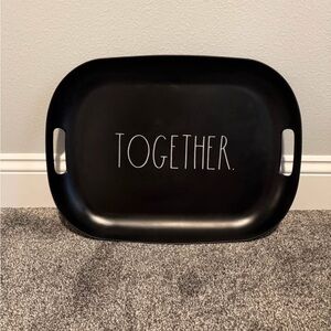 Rae Dunn Black Serving Tray